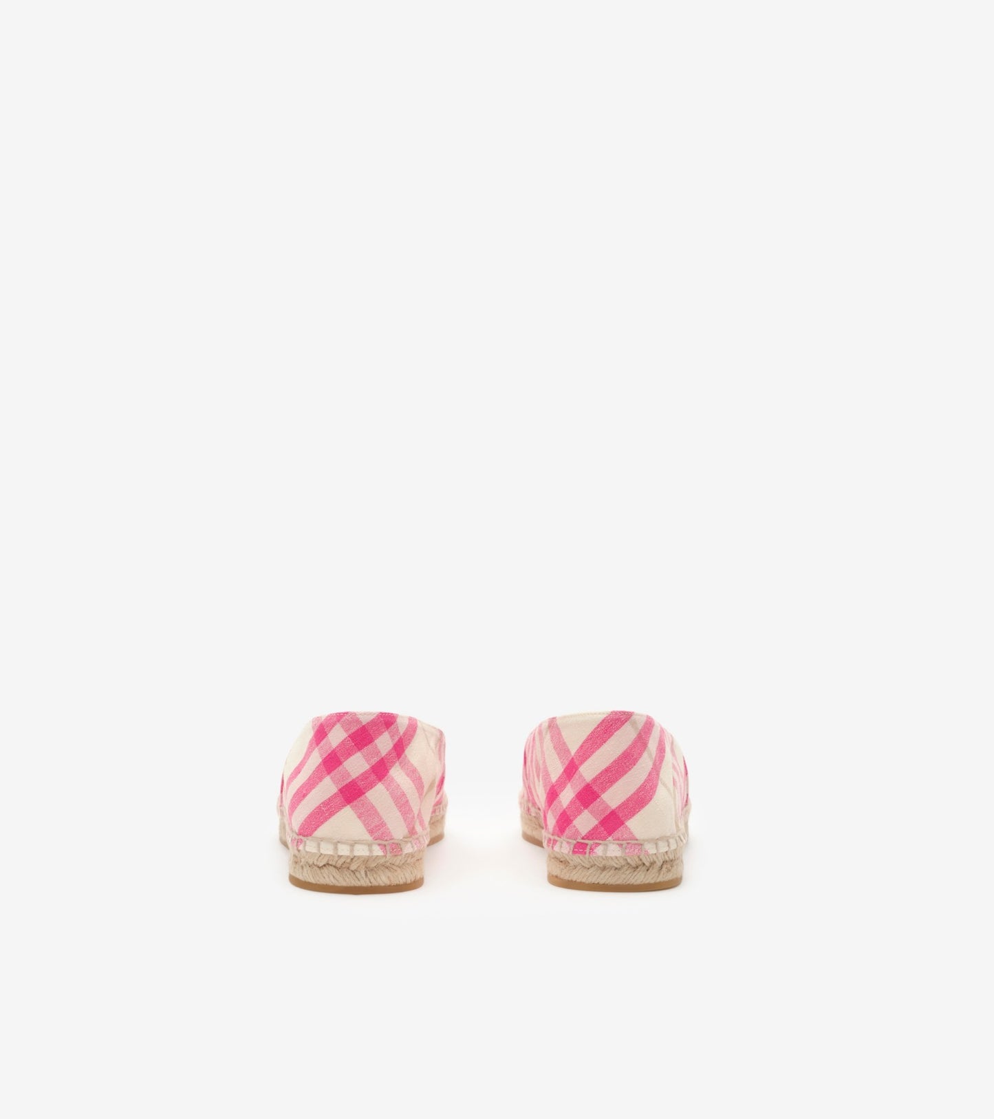 Check Mews Espadrilles in Aubergine purple