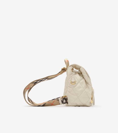 Mini Horseshoe Backpack in Soap beige