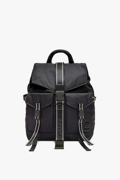 Backpack in Black Re-Tech