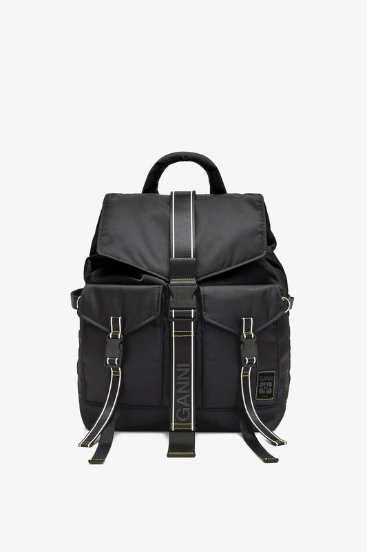 Backpack in Black Re-Tech