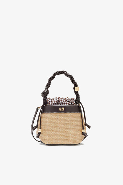 Bou Bucket Bag in Straw
