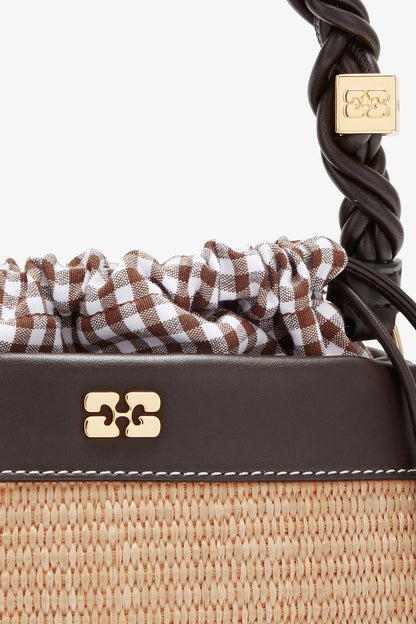 Bou Bucket Bag in Straw