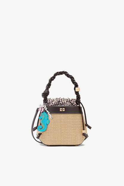 Bou Bucket Bag in Straw
