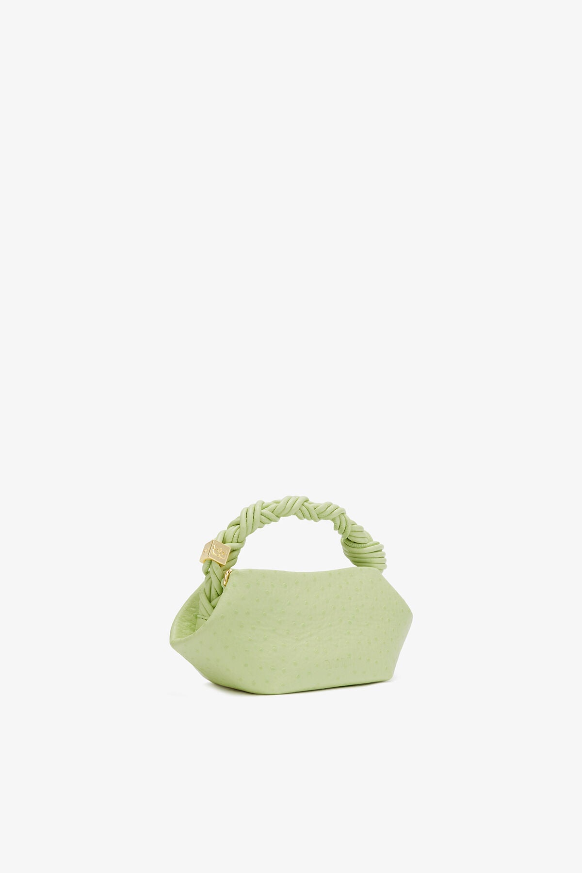 Mini Bou Bag in Green Ostrich