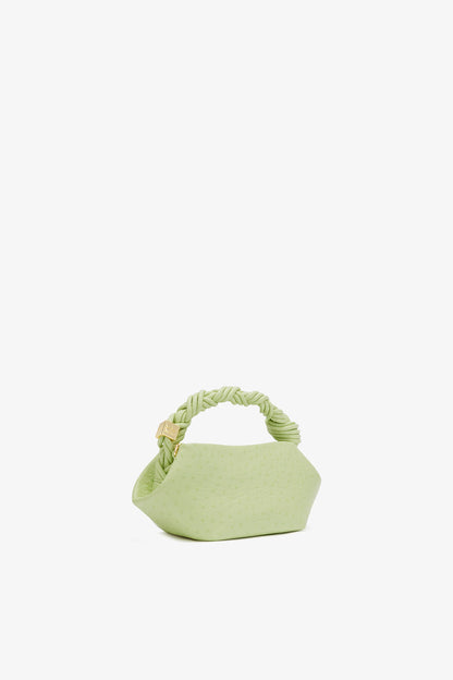 Mini Bou Bag in Green Ostrich