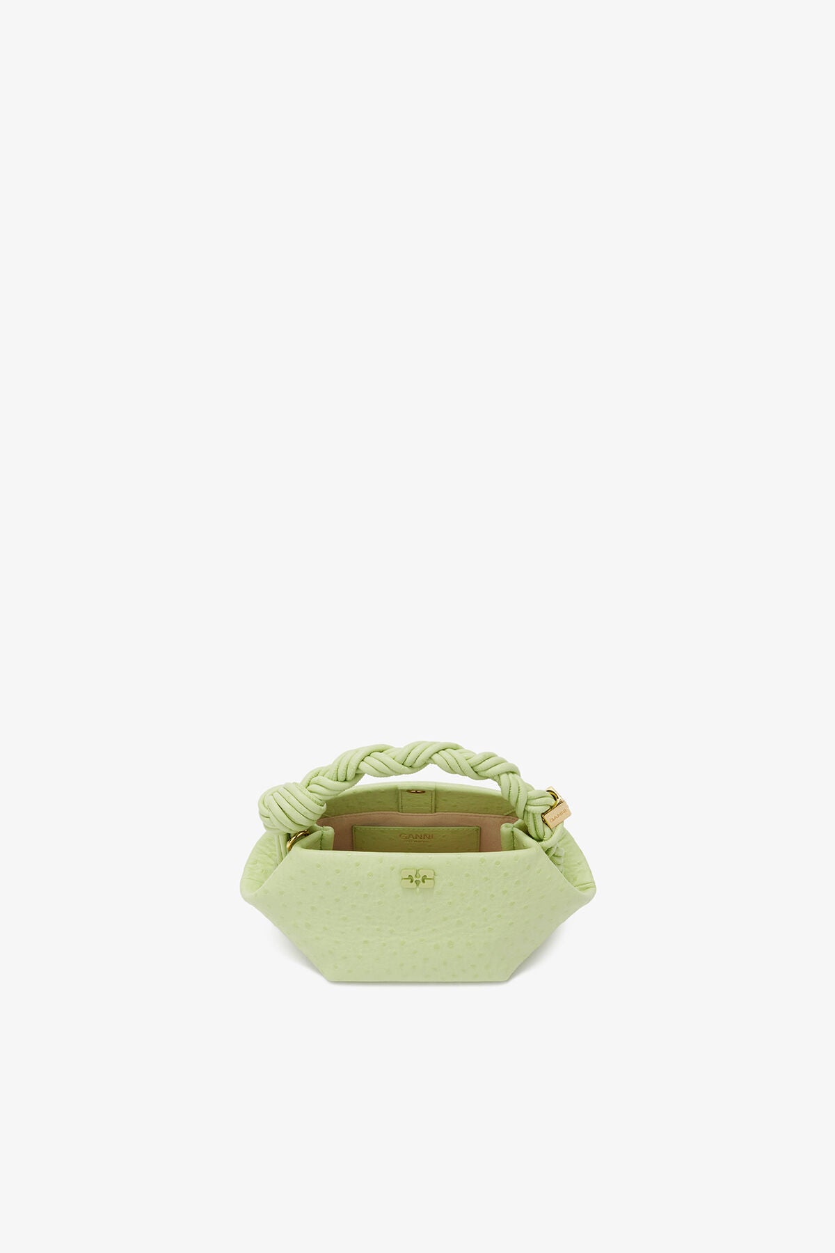 Mini Bou Bag in Green Ostrich