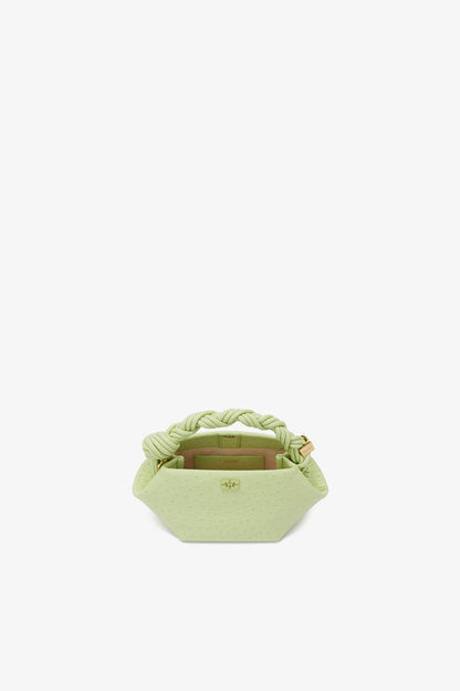 Mini Bou Bag in Green Ostrich