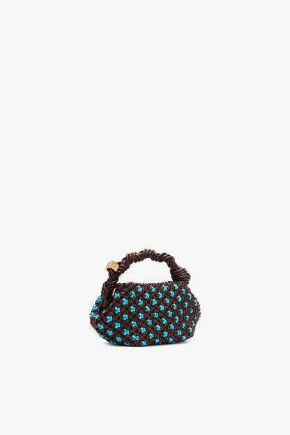 Mini Bou Bag in Braided Brown