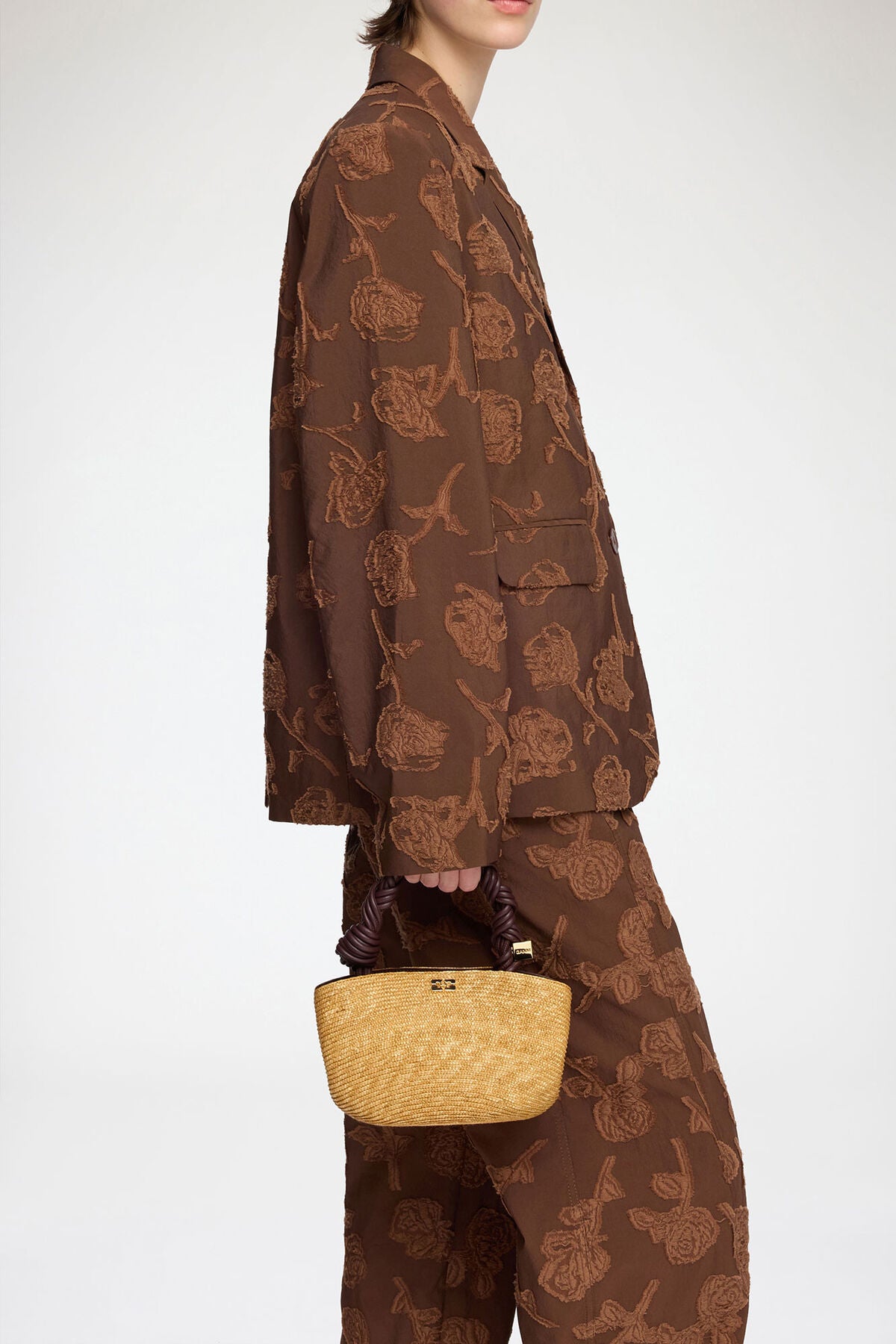 Mini Bou Bag in Straw