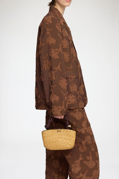 Mini Bou Bag in Straw