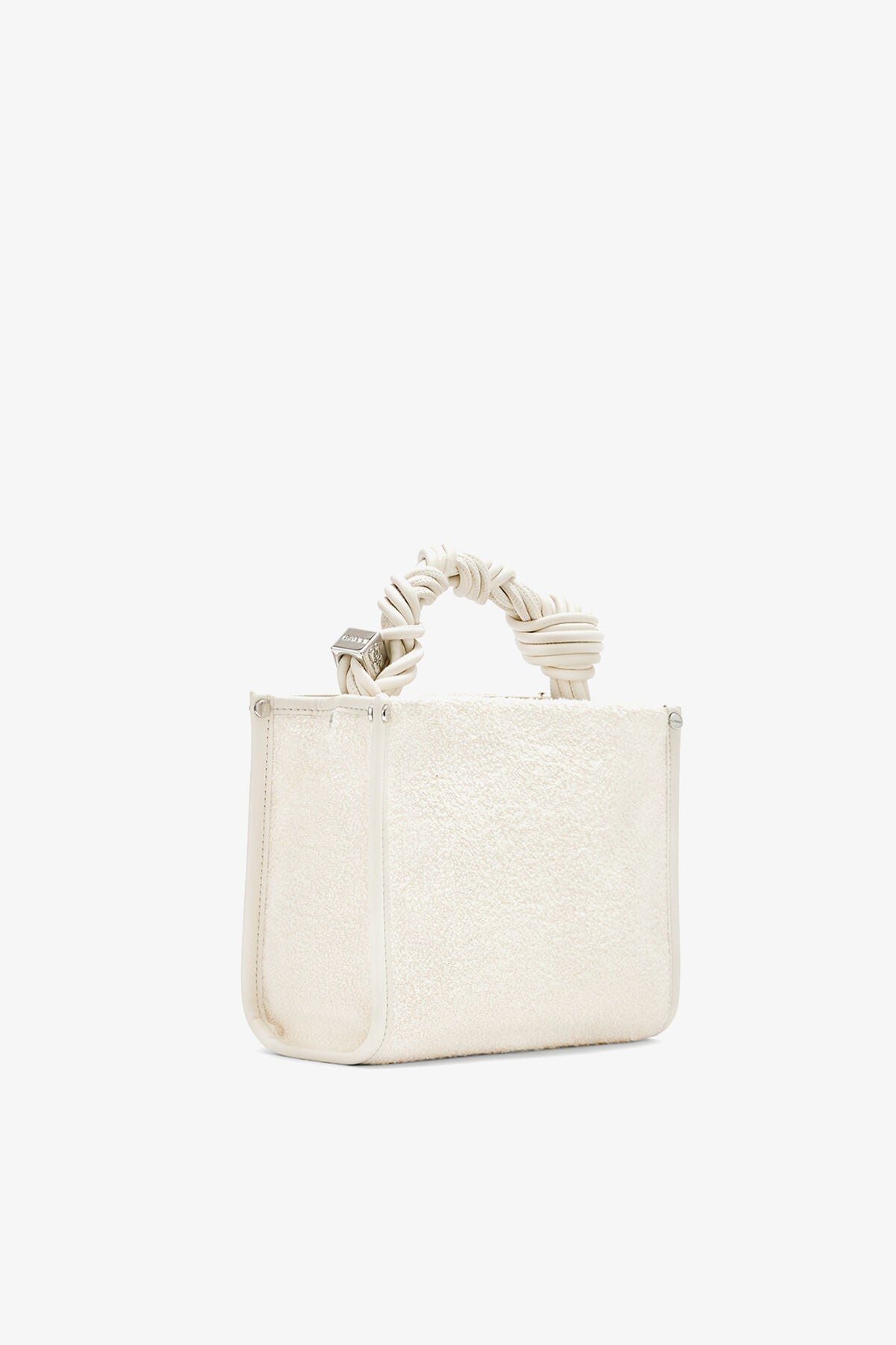 Small Bou Shopper in White Terry