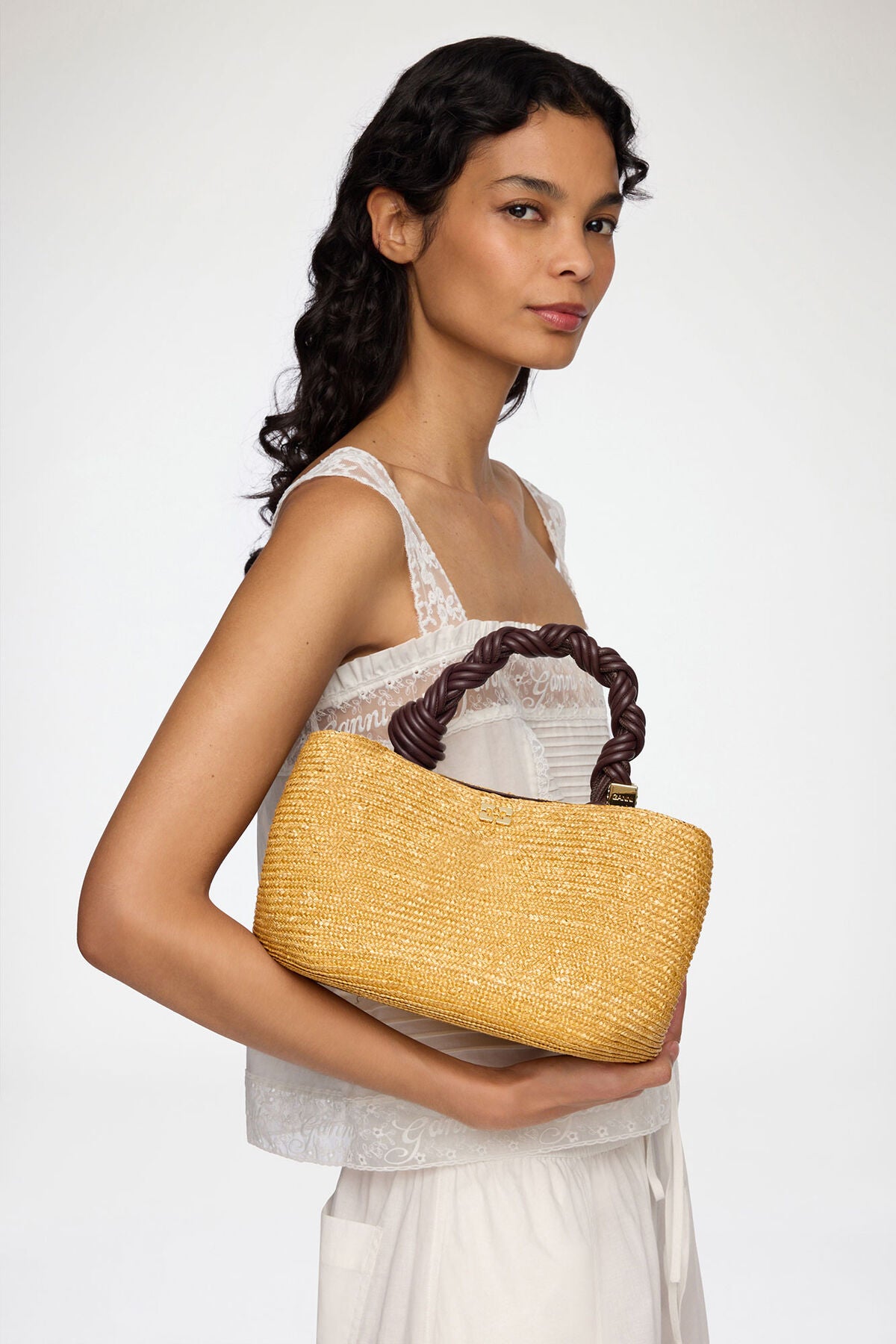 Small Bou Bag in Straw
