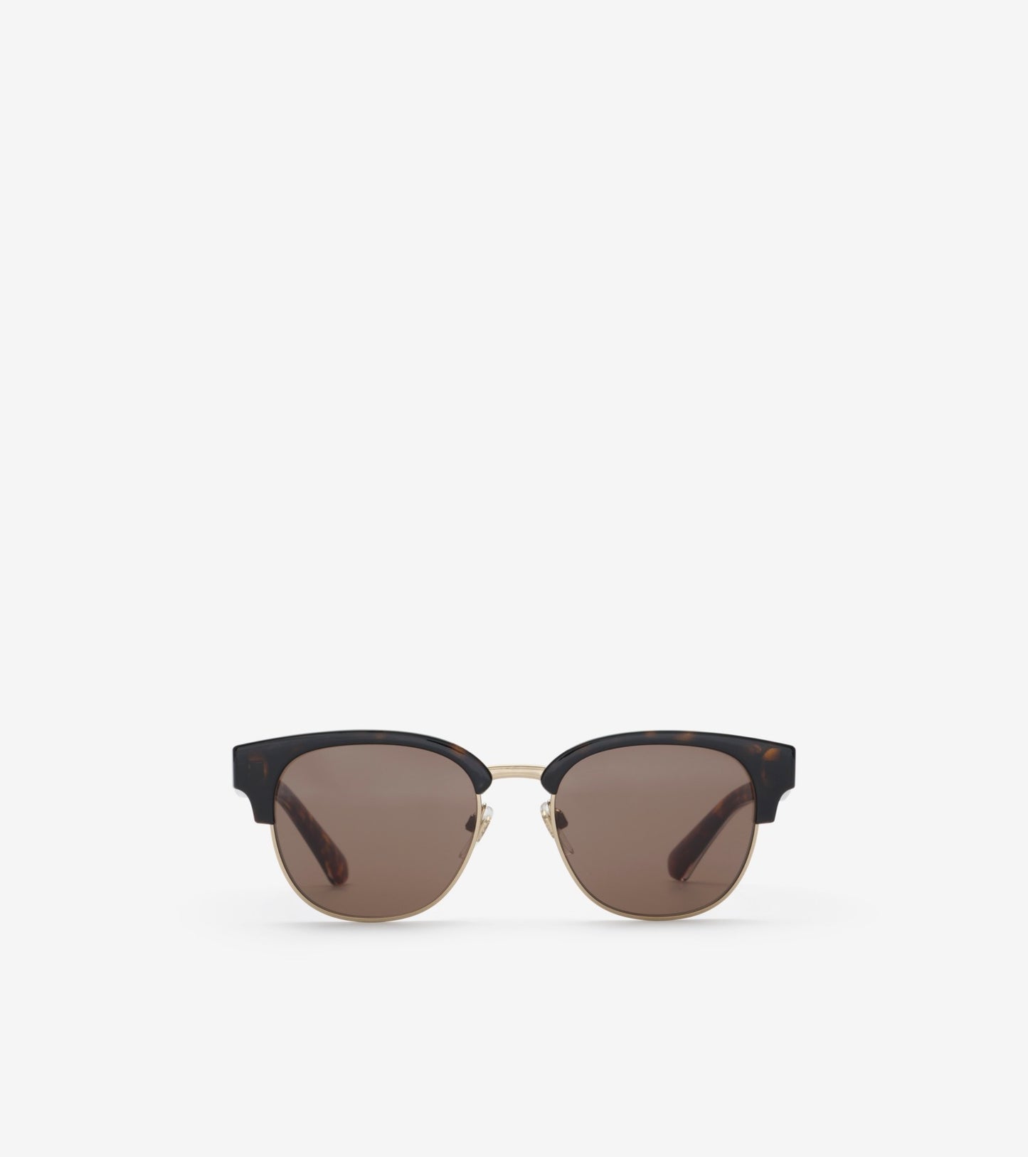 Classic Round Sunglasses in Dark havana