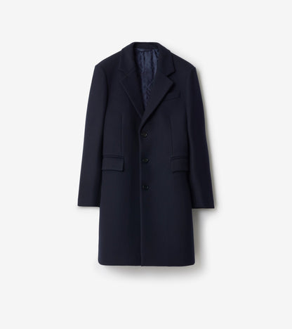 Wool Tailored Coat in Black