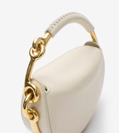 Bridle Clutch in Soap beige