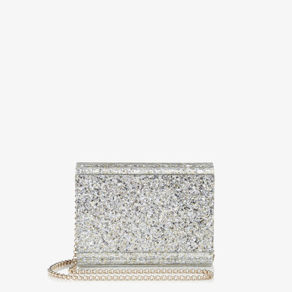 Candy Champagne Coarse Glitter Acrylic Clutch Bag