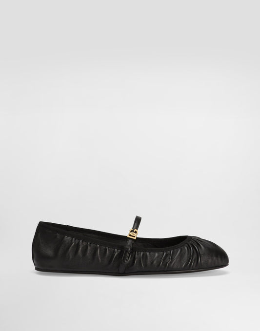Nappa leather ballet flats