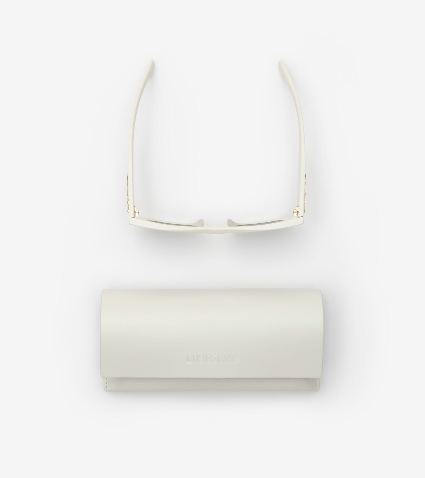 Heritage Square Sunglasses in Ceramic white