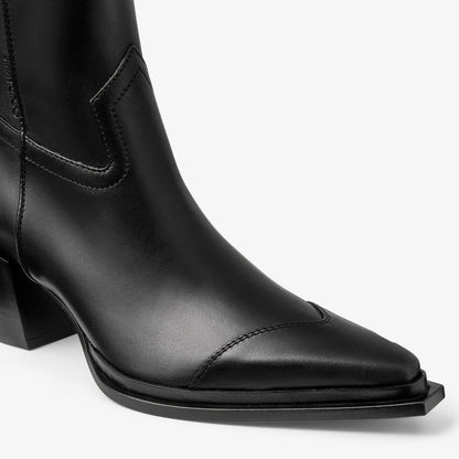Cece Ankle Boot 60 Black Soft Vachetta Ankle Boots