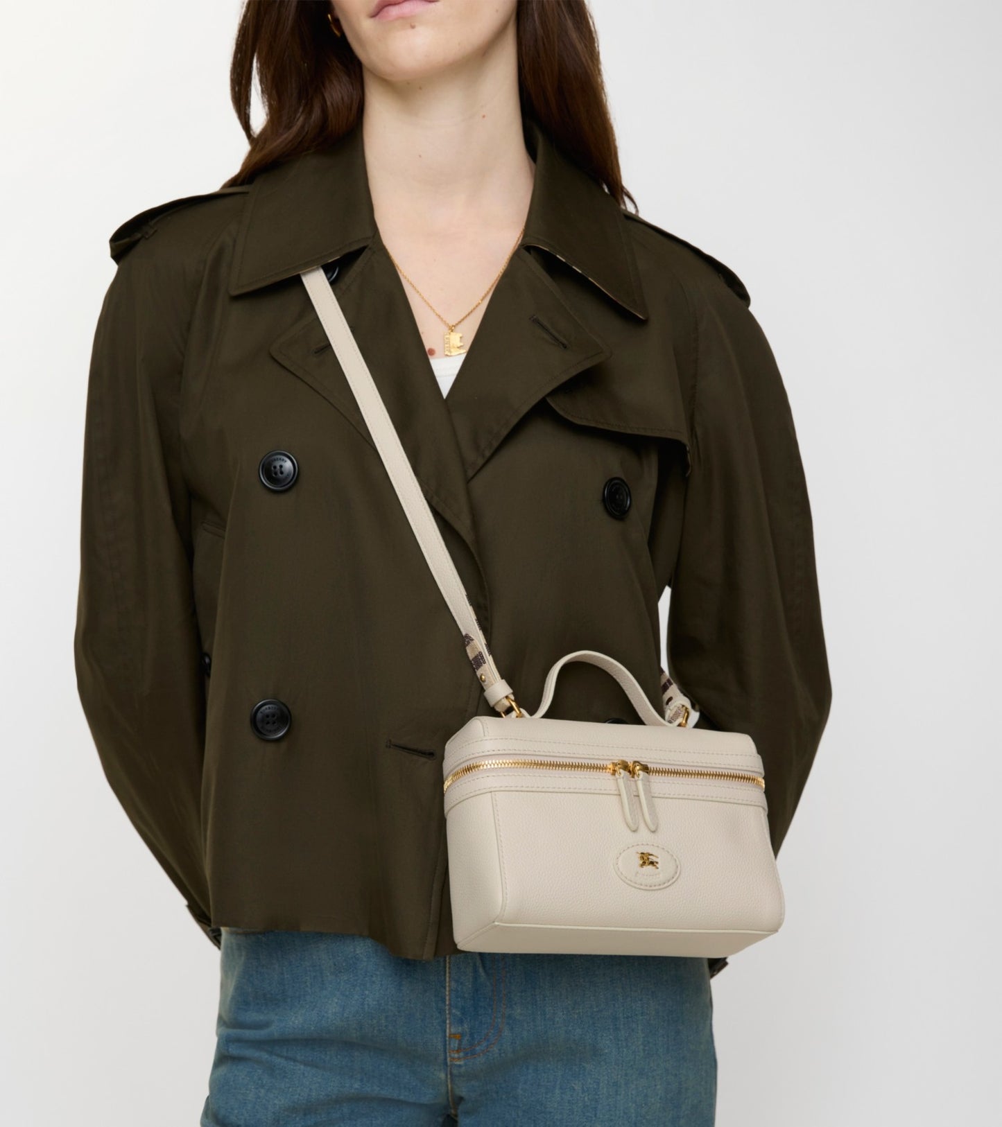 Bloomsbury Vanity Bag in Soap beige/light beige