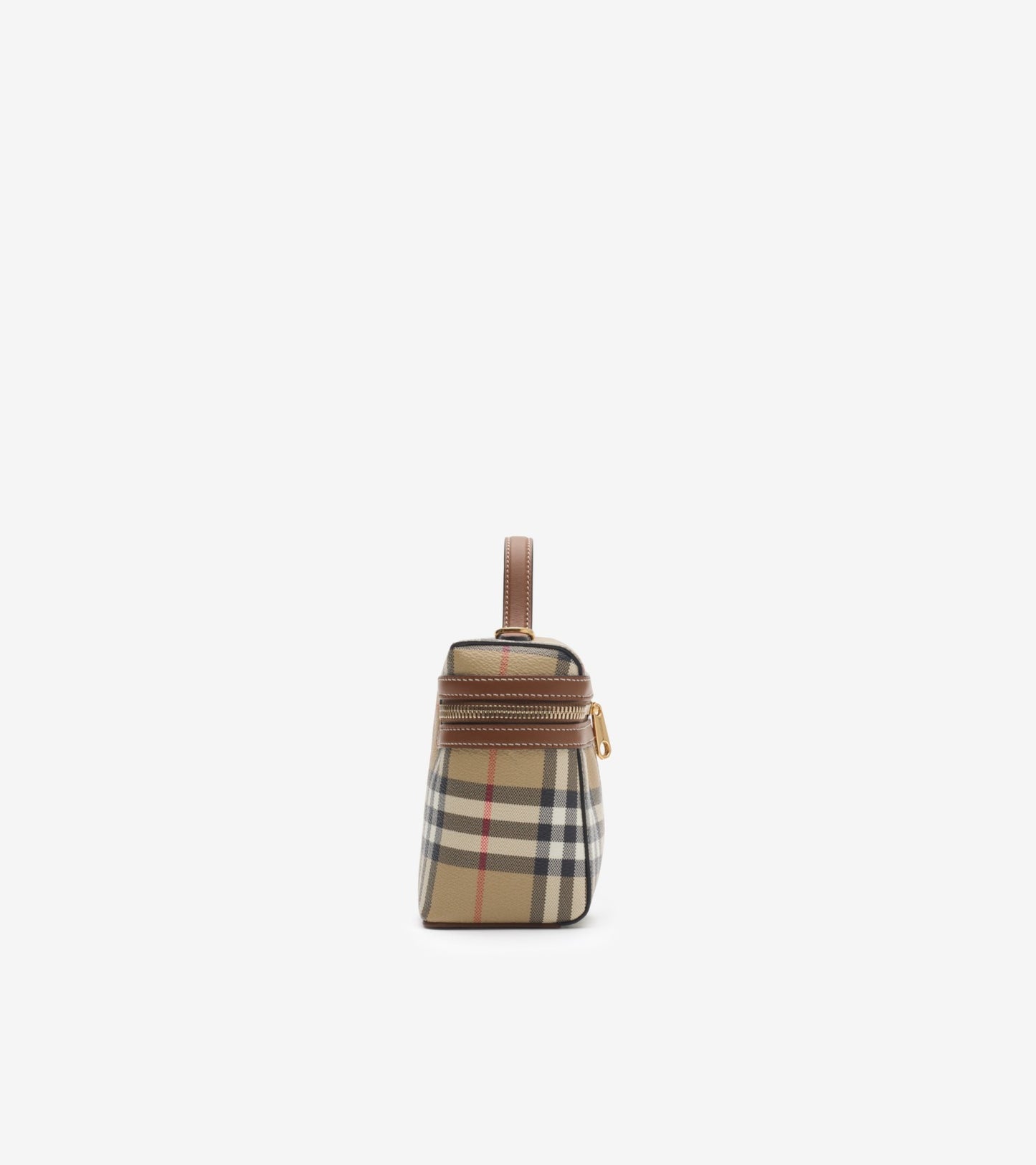 Check Vanity Bag in Archive beige/briar brown