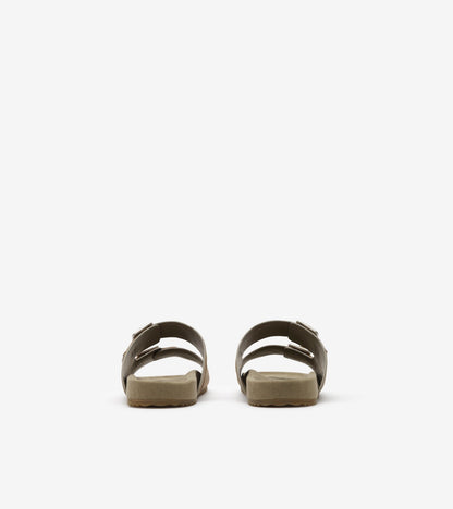 Check Suede Urchin Sandals in Sparrow beige