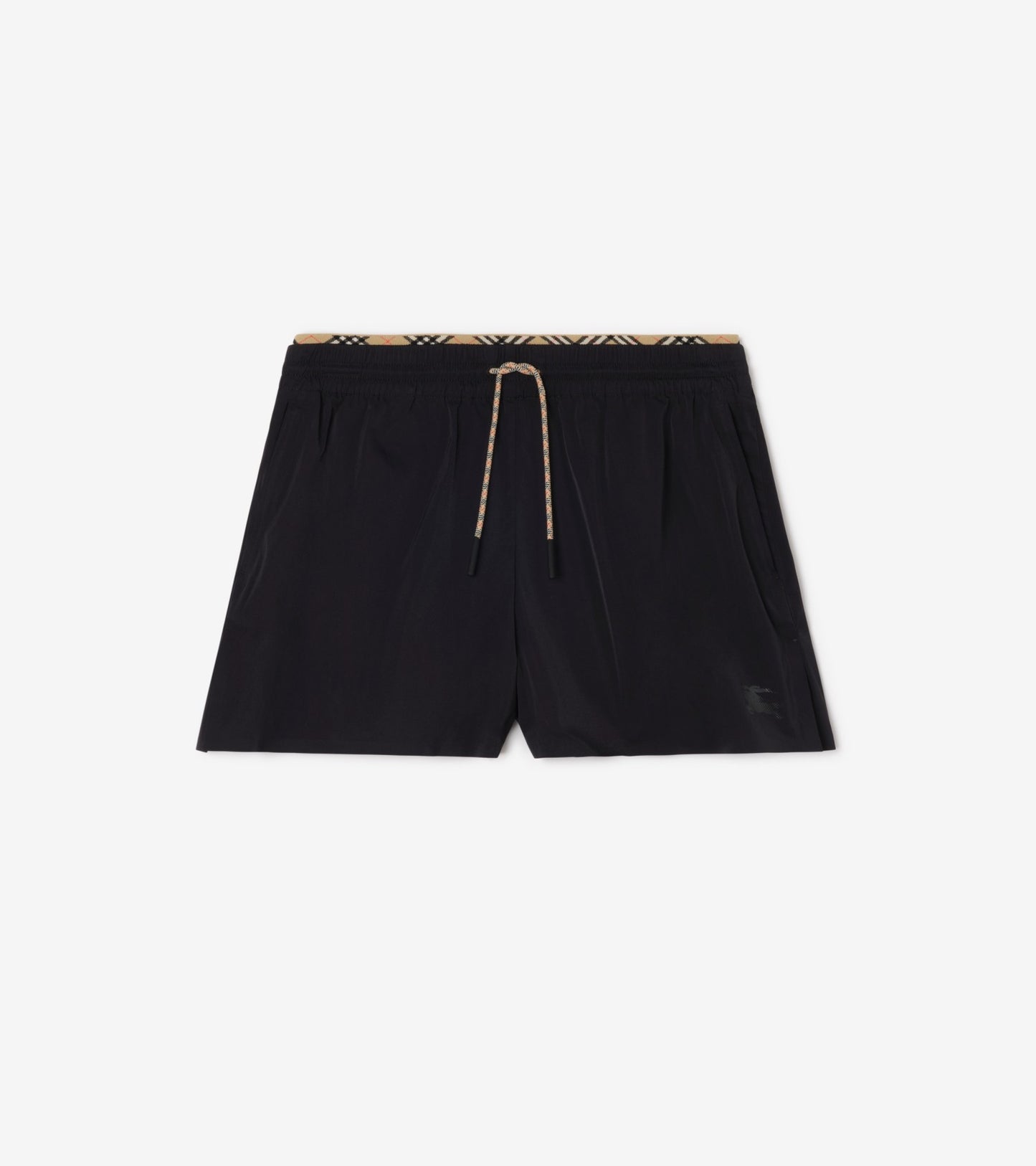 Stretch Nylon Shorts in Beige