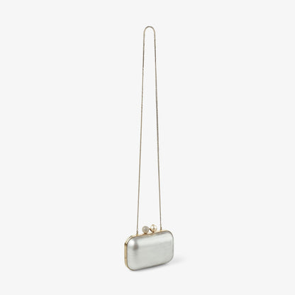 Cloud Ivory Mother of Pearl Clutch Bag with Crystal Clasp