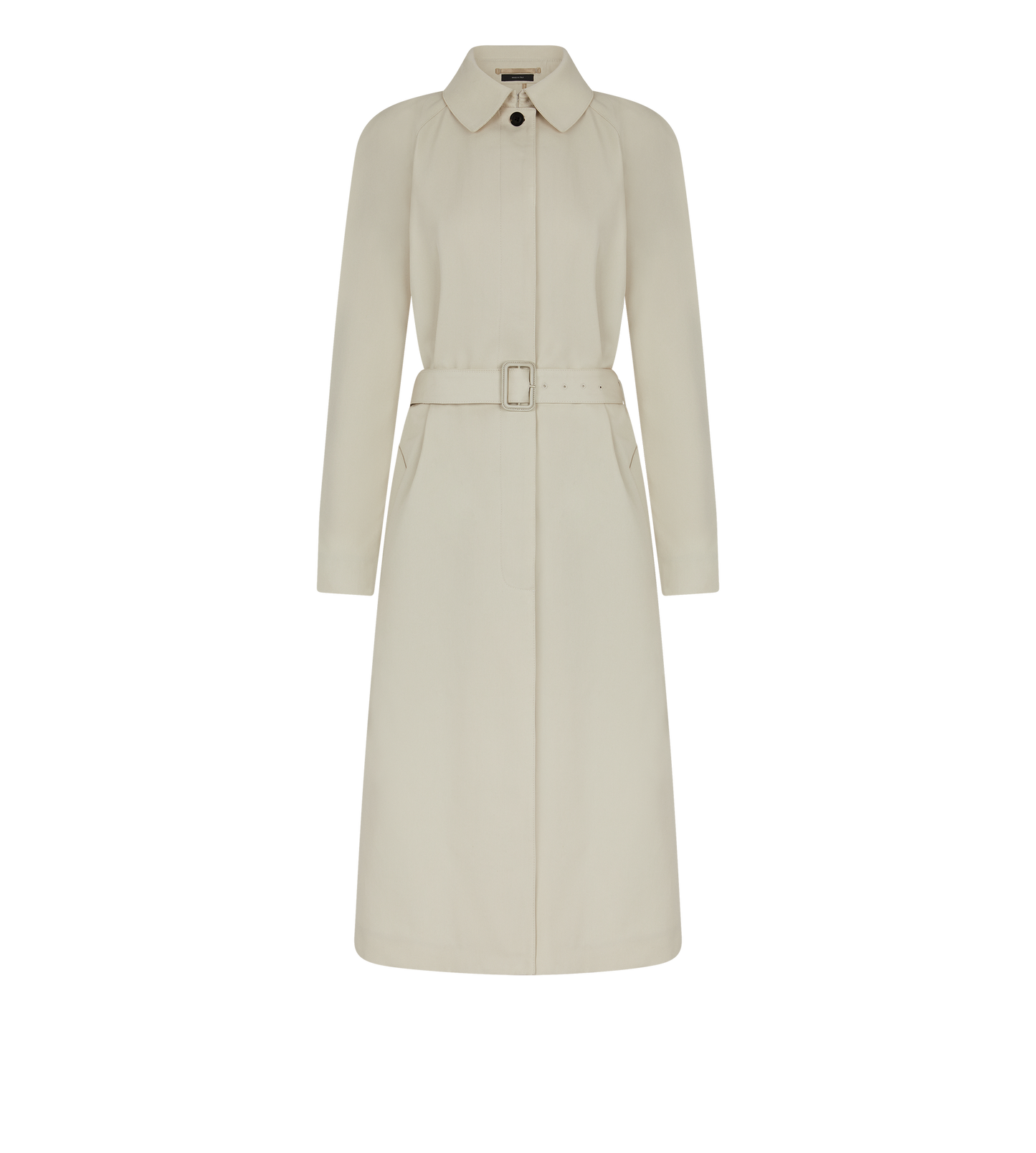 Cotton Silk Gabardine Trench Coat
