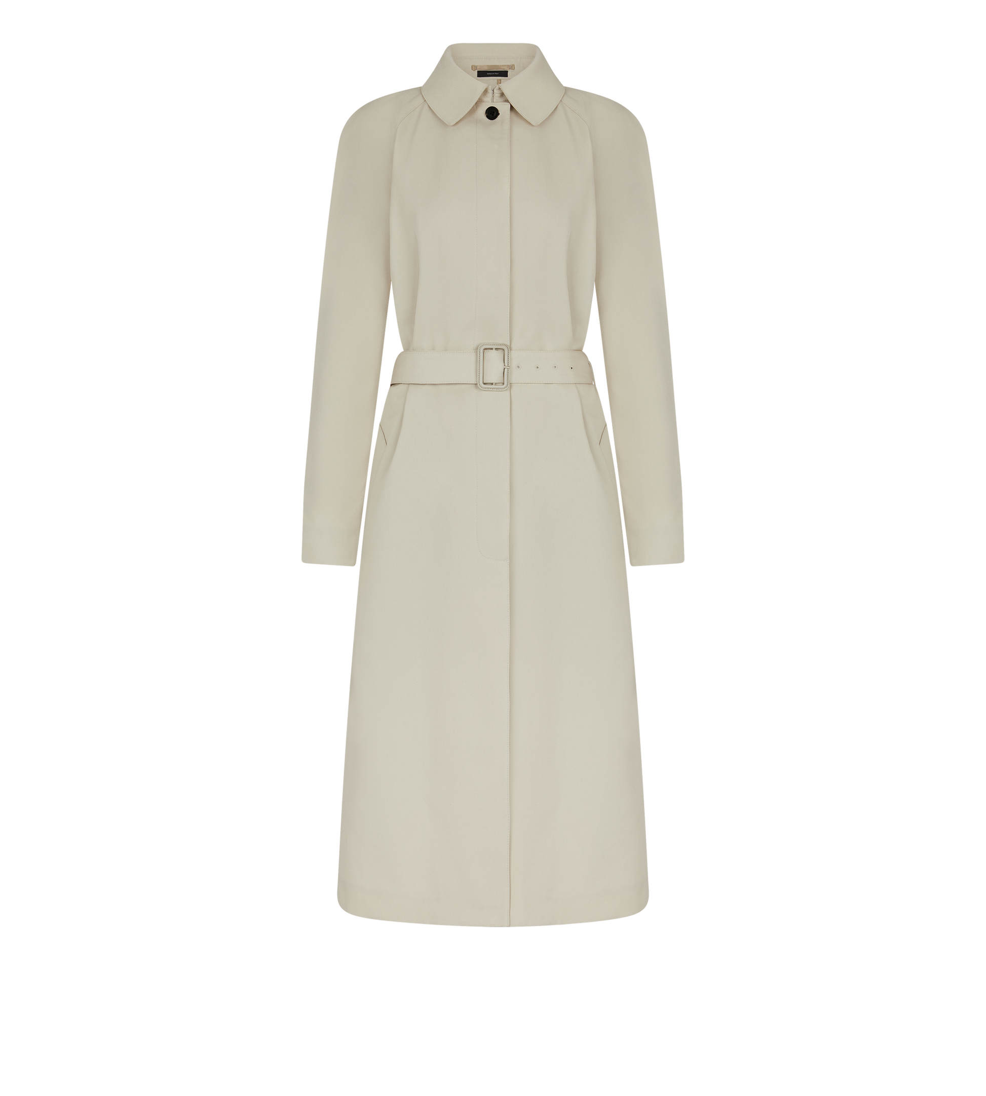 Cotton Silk Gabardine Trench Coat