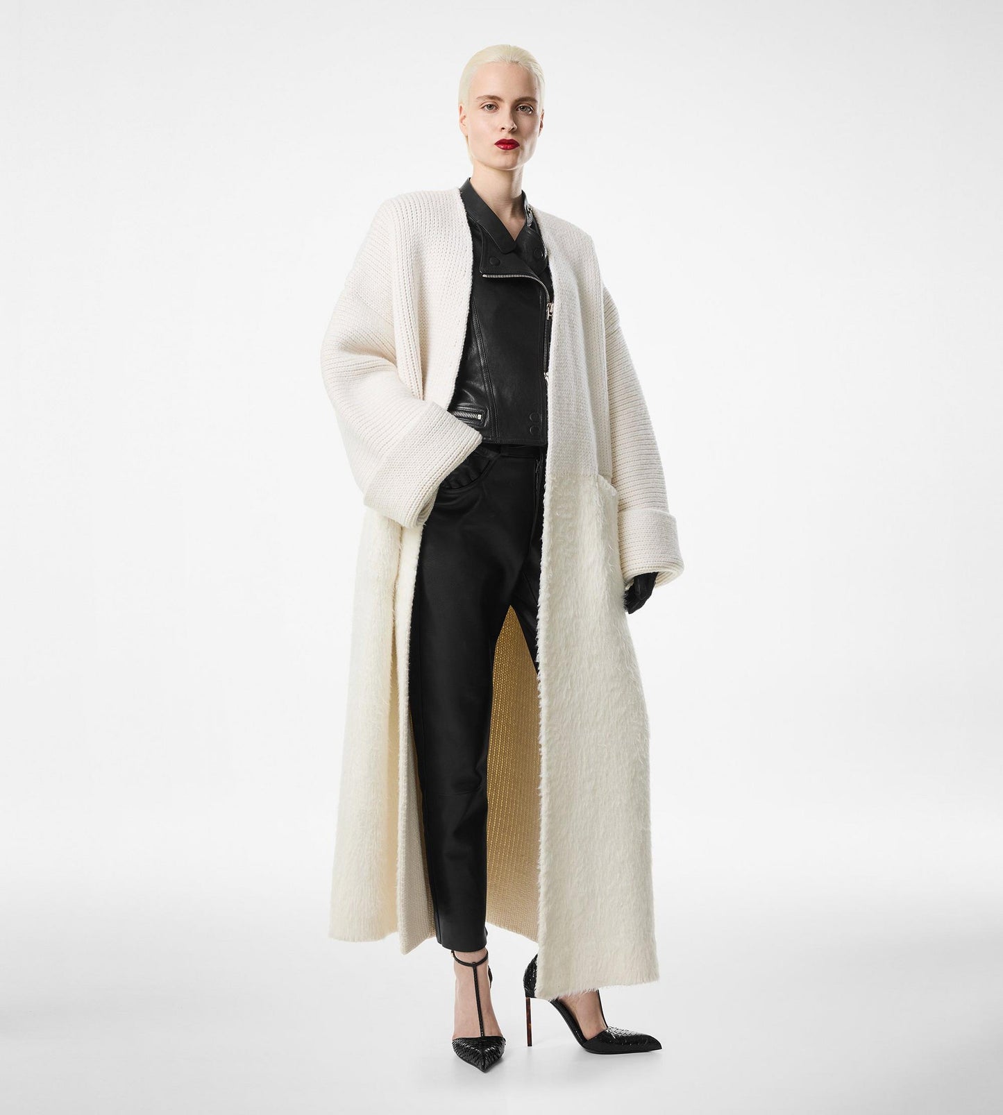 Sculptural Maxi Coat