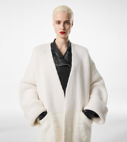 Sculptural Maxi Coat