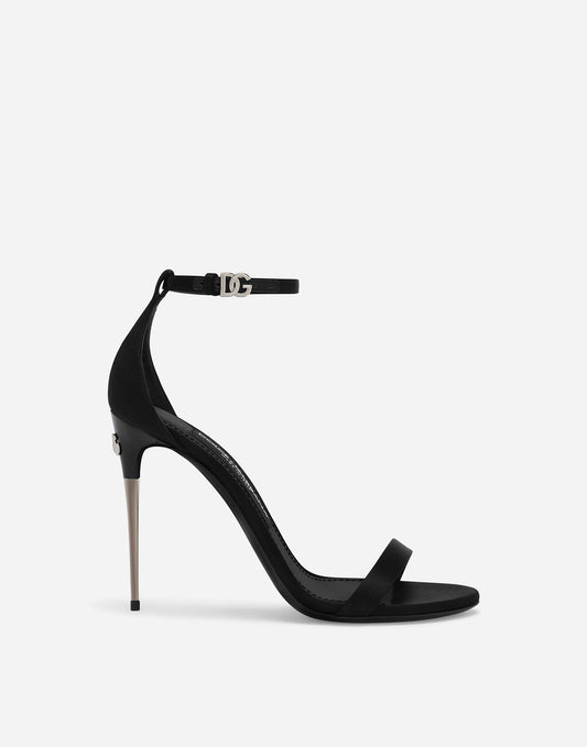 Satin sandals