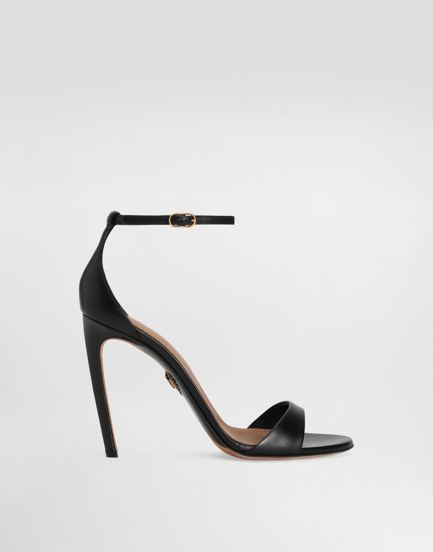 Polished goatskin sandals