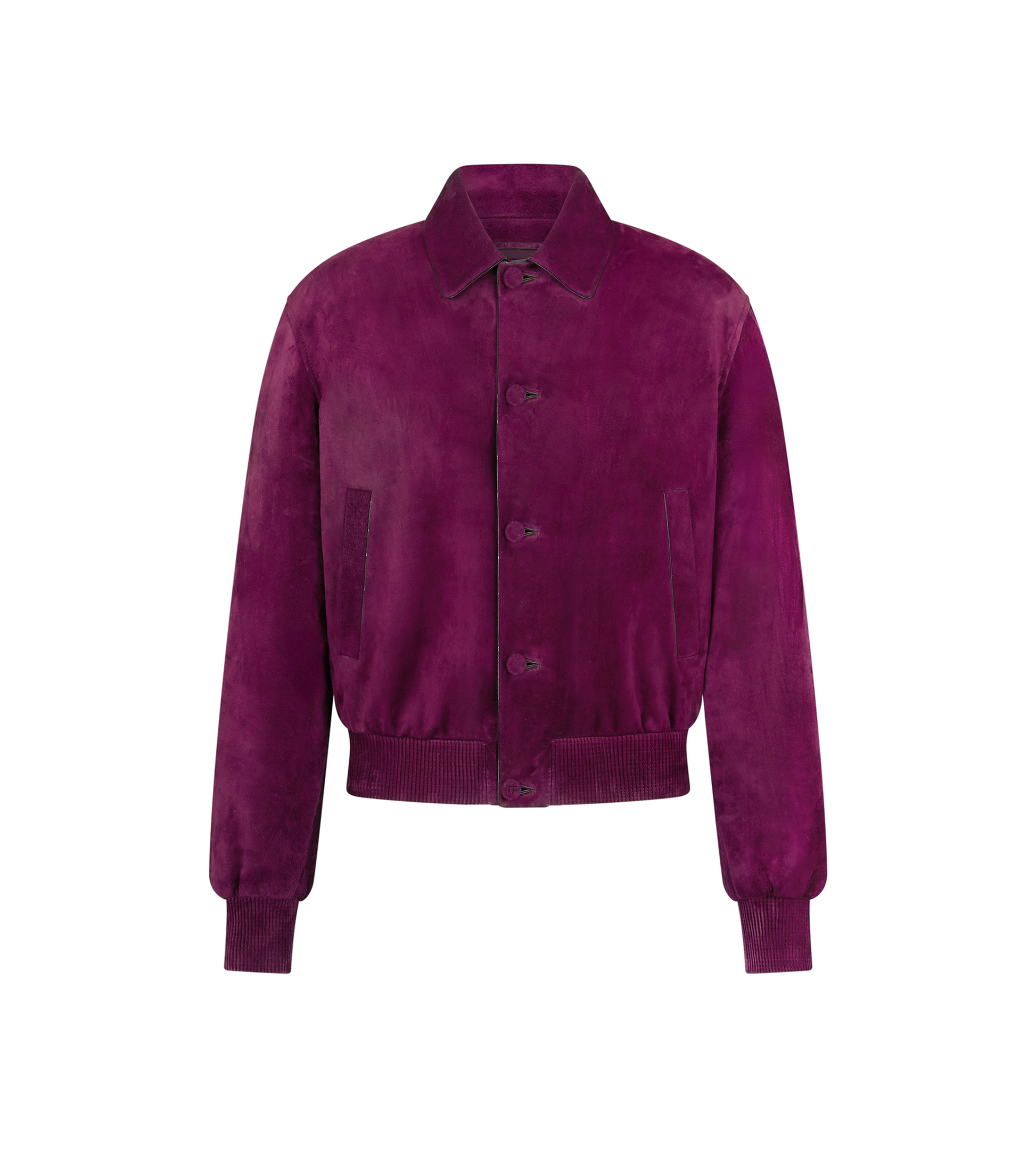 Relaxed Lightweight Lamb Suede Teddy Blouson
