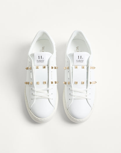 Calfskin Rockstud Untitled Sneaker