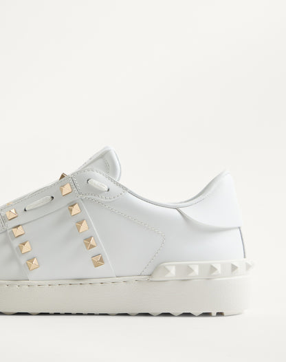 Calfskin Rockstud Untitled Sneaker