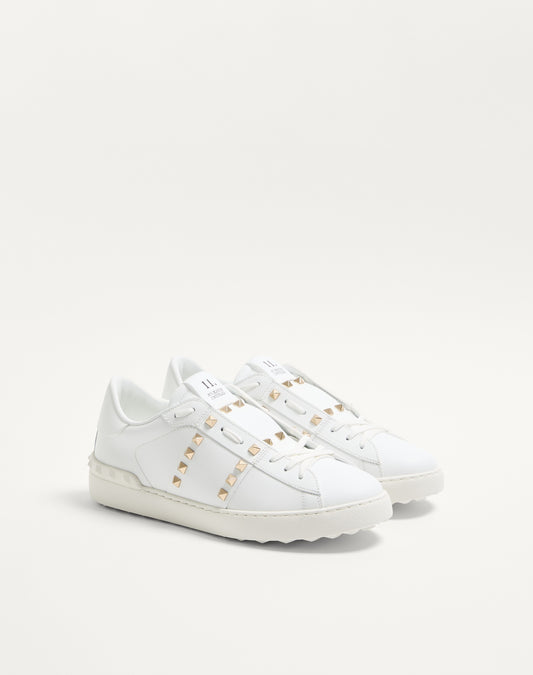 Calfskin Rockstud Untitled Sneaker