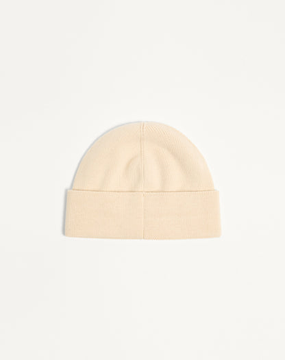 Chez Valentino Knitted Wool Beanie