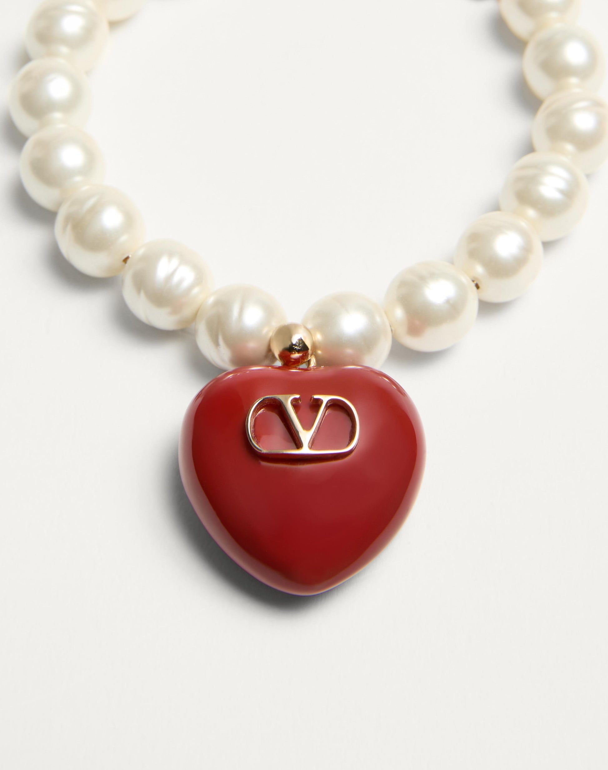 Coeur Royal Bracelet In Metal, Enamel And Beads