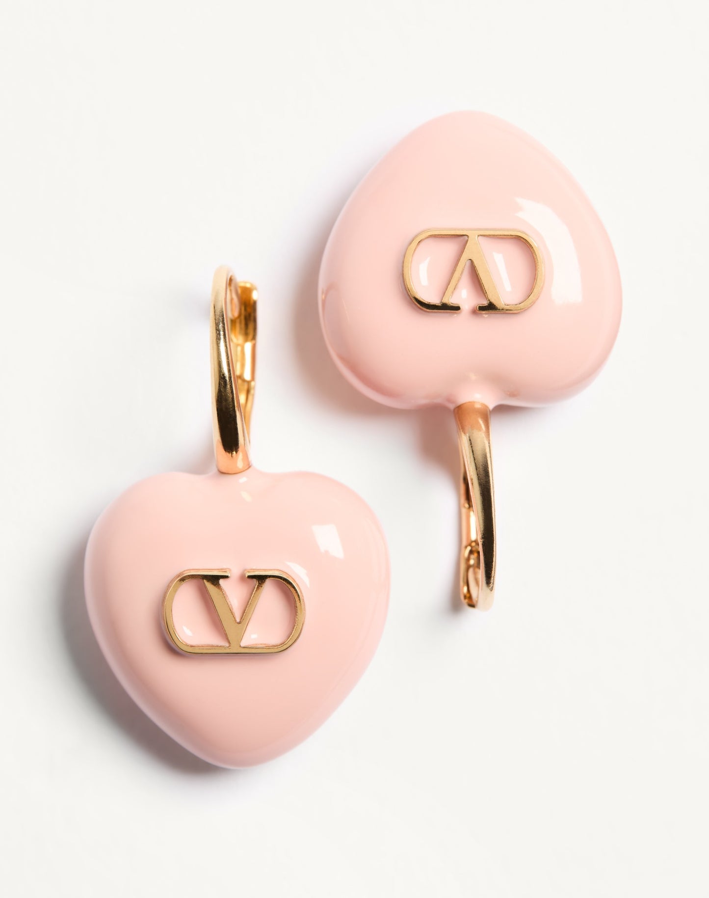 Coeur Royal Metal And Enamel Earrings