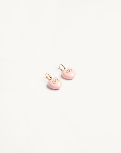 Coeur Royal Metal And Enamel Earrings