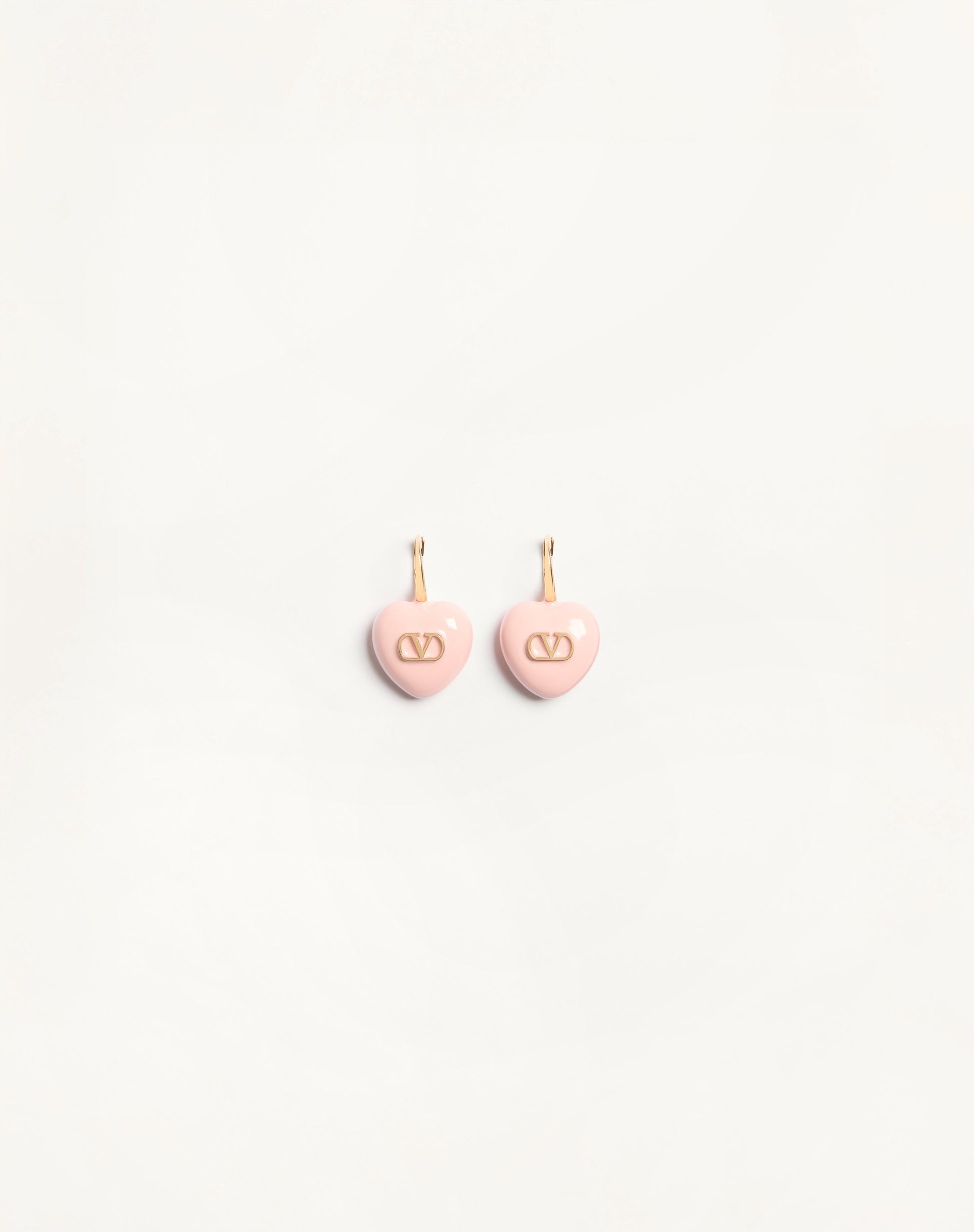 Coeur Royal Metal And Enamel Earrings