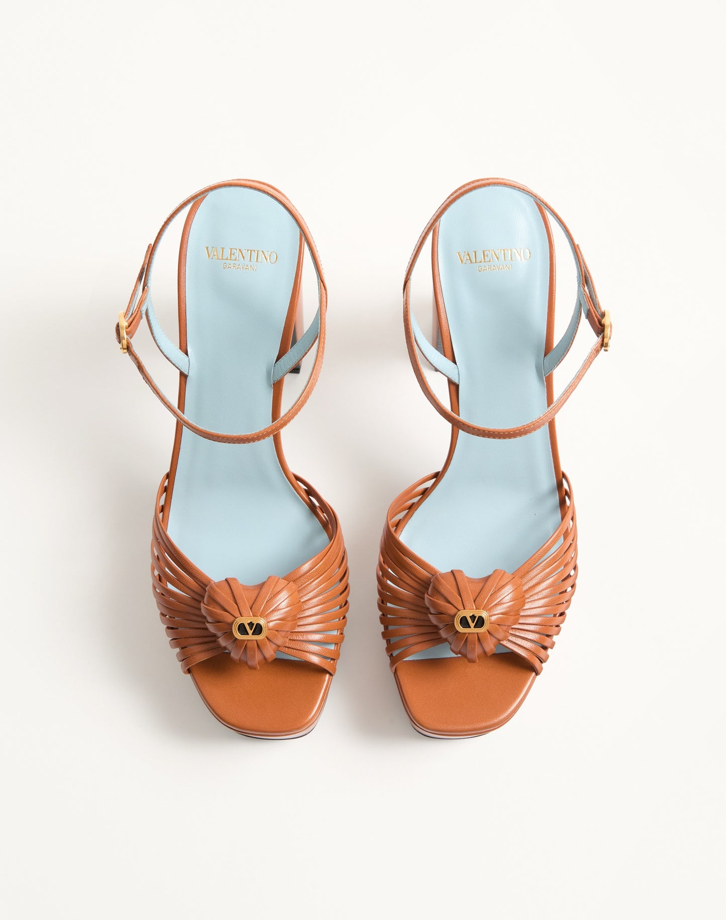 Coeur Royal Platform Sandal In Kidskin 115mm
