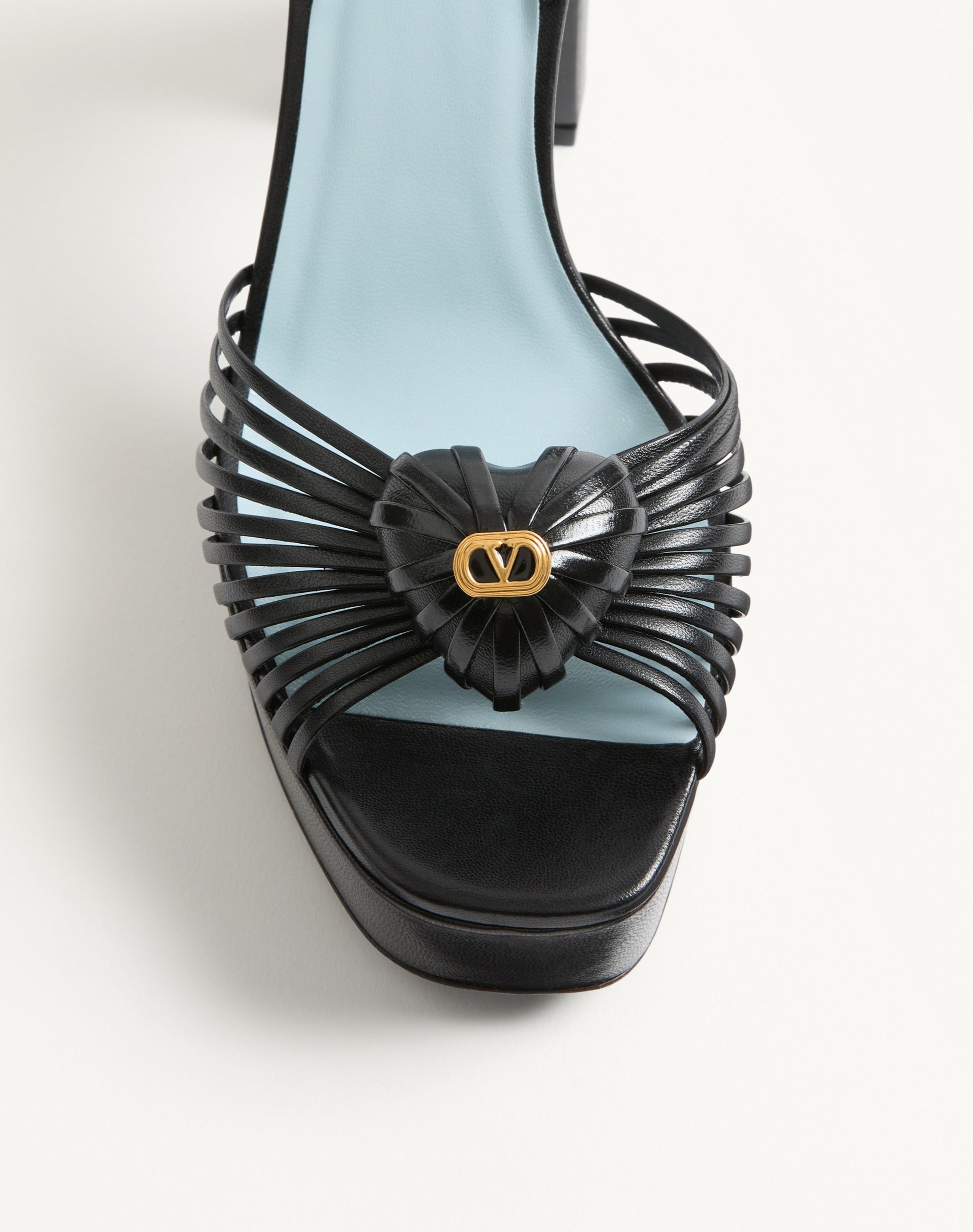 Coeur Royal Platform Sandal In Kidskin 115mm