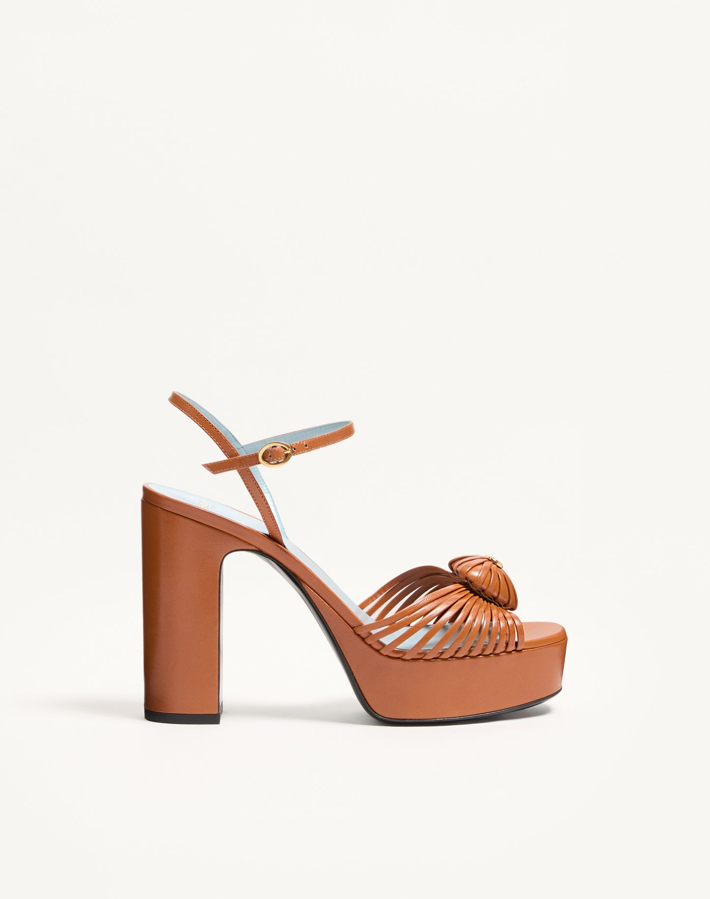 Coeur Royal Platform Sandal In Kidskin 115mm