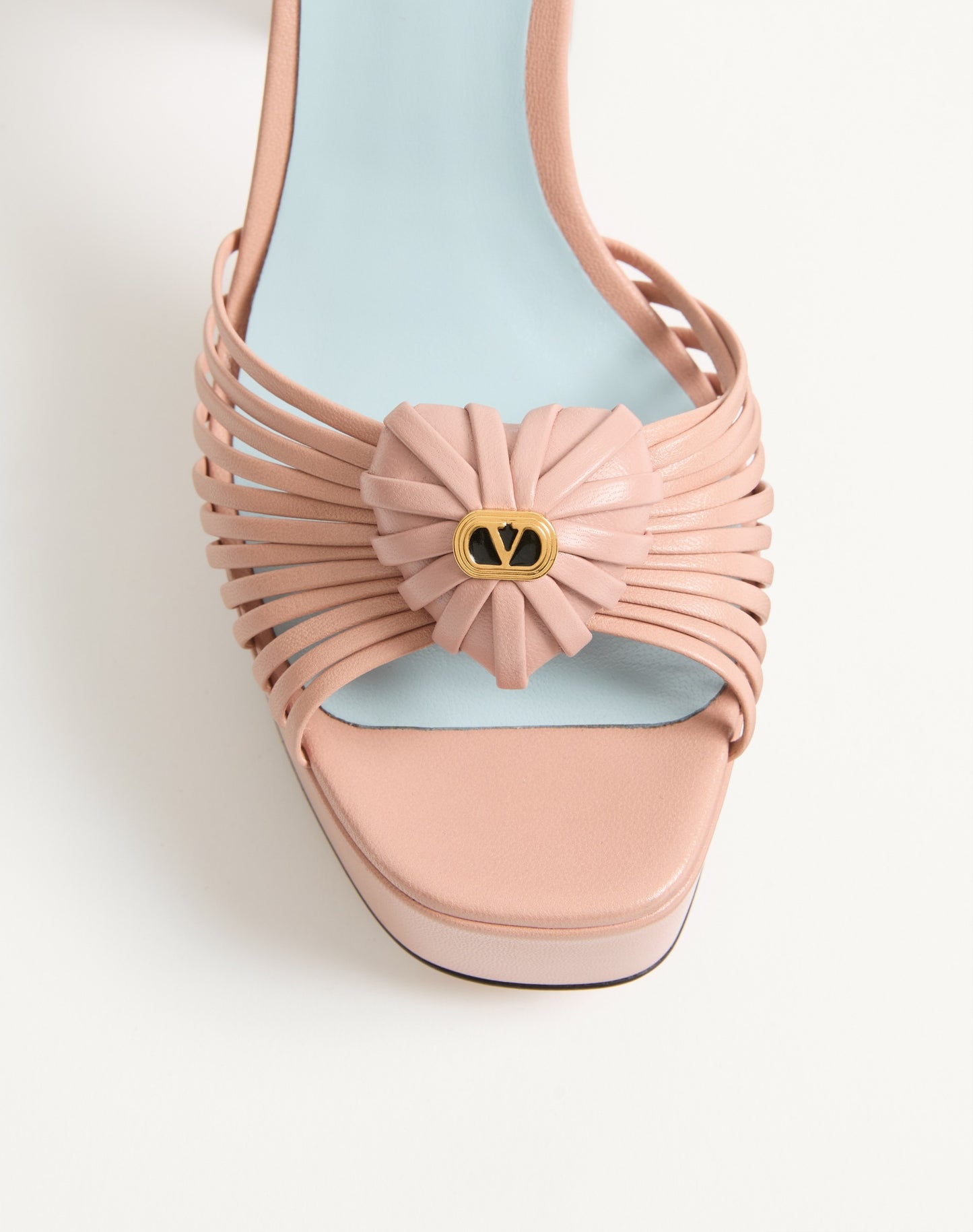 Coeur Royal Platform Sandal In Kidskin 115mm