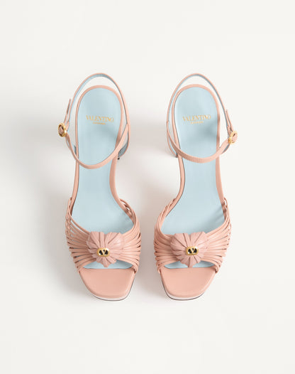 Coeur Royal Platform Sandal In Kidskin 115mm