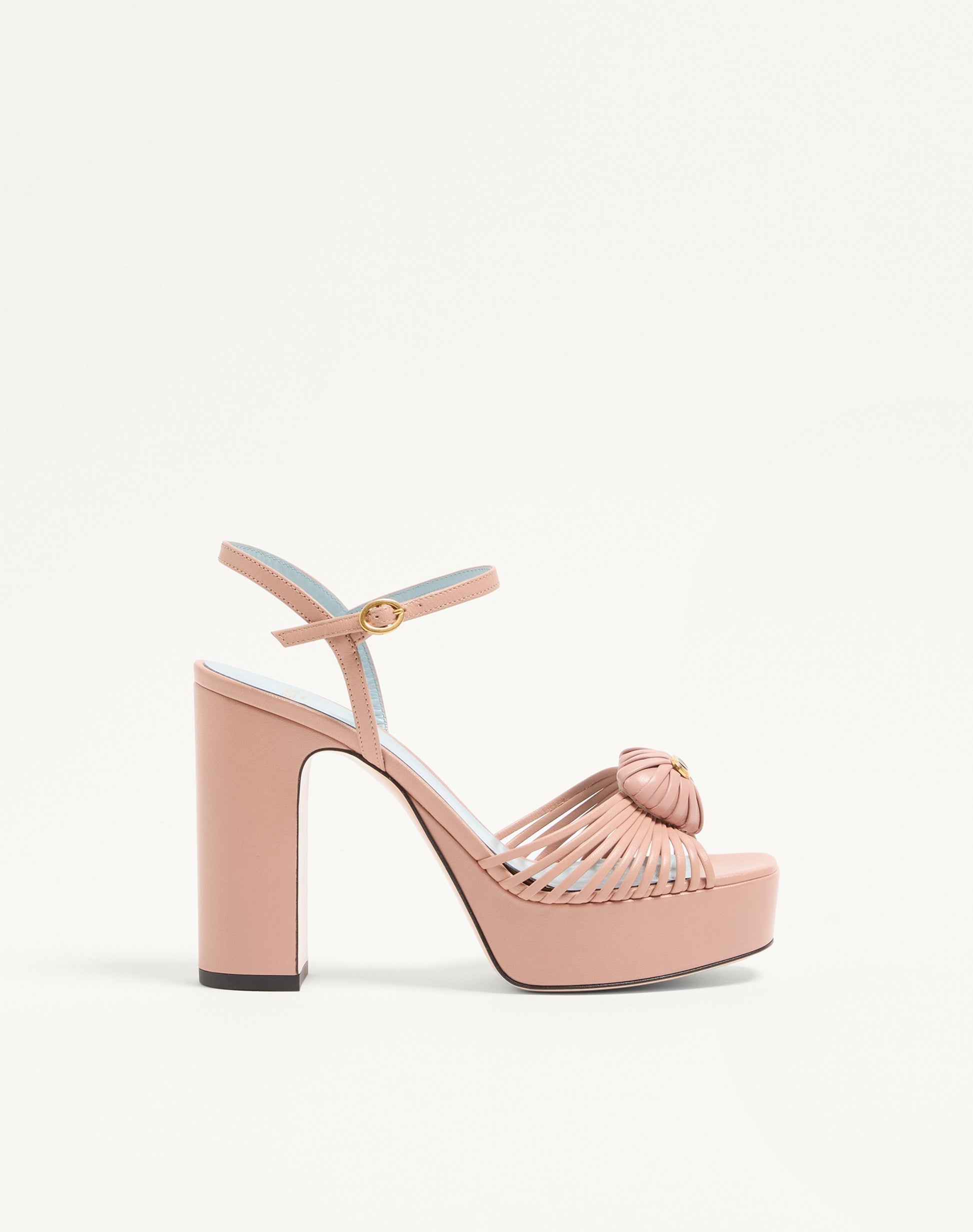 Coeur Royal Platform Sandal In Kidskin 115mm