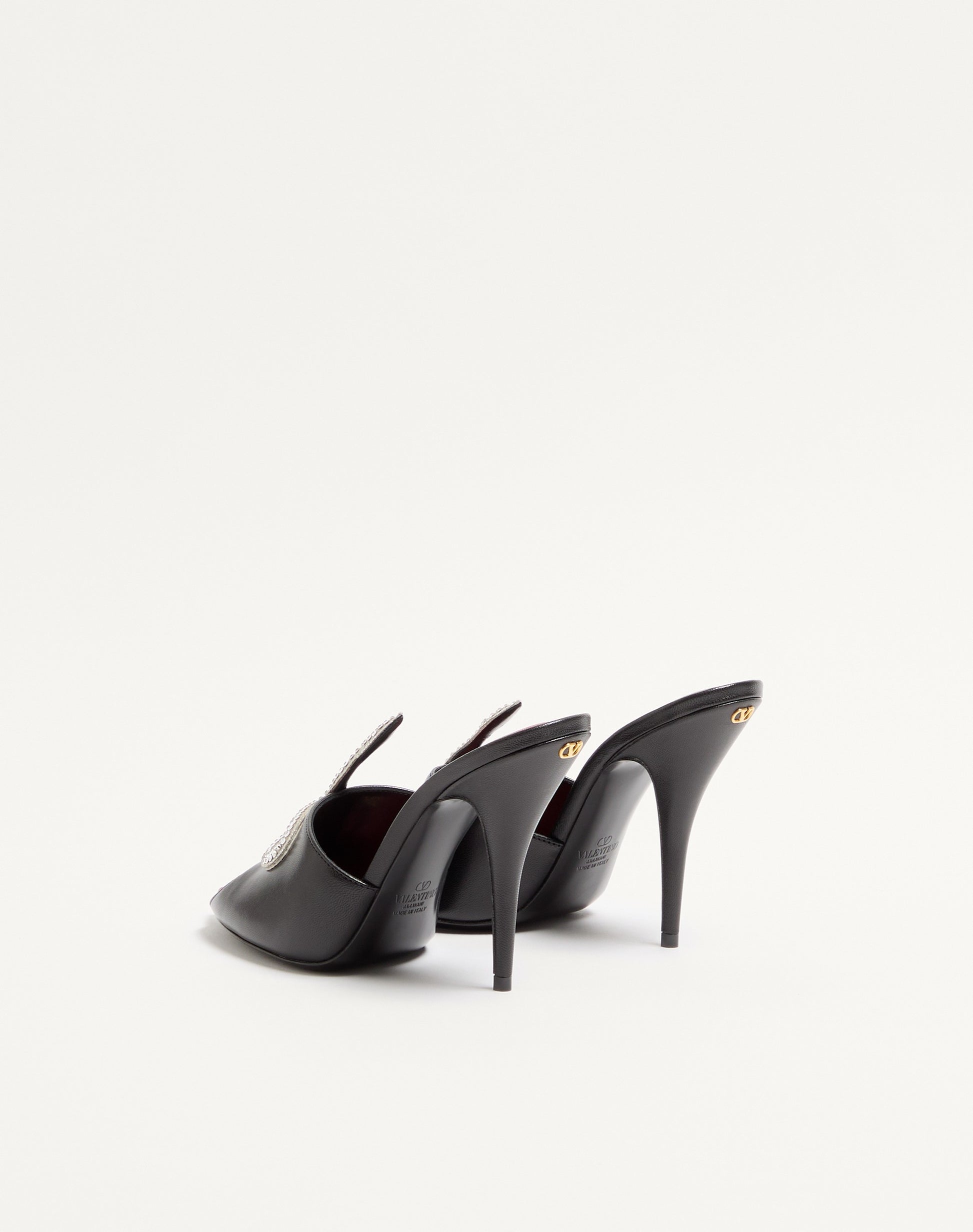 Coeur Vipère Kidskin Slide Sandal 105mm